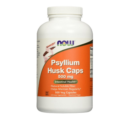 NOW Foods Psyllium Husk 500mg, 500 Vcaps